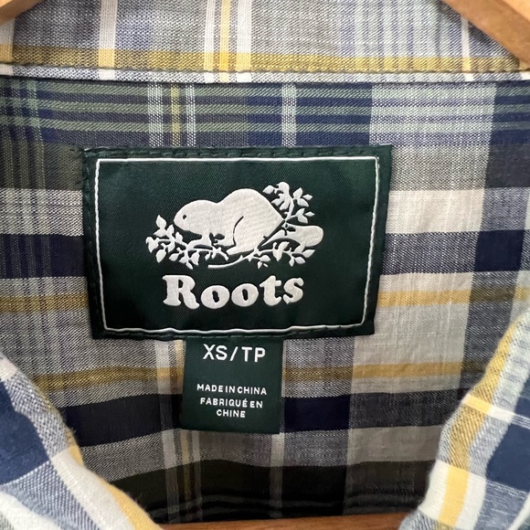 Men’s Roots plaid shirt - Picture 6 of 8